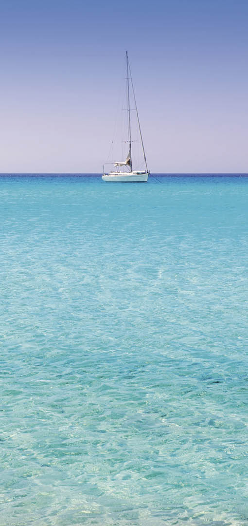 Formentera beach illetas a white sand with turquoise water perfect Balearic paradise