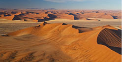 Dunes from Namib desert, Namibia  View from plane 