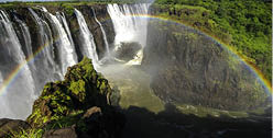 The Victoria Falls in Zimbabwe 