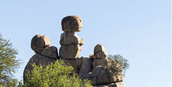 Granite rock formations in Matobo National park near Bulawao Zimbabwe