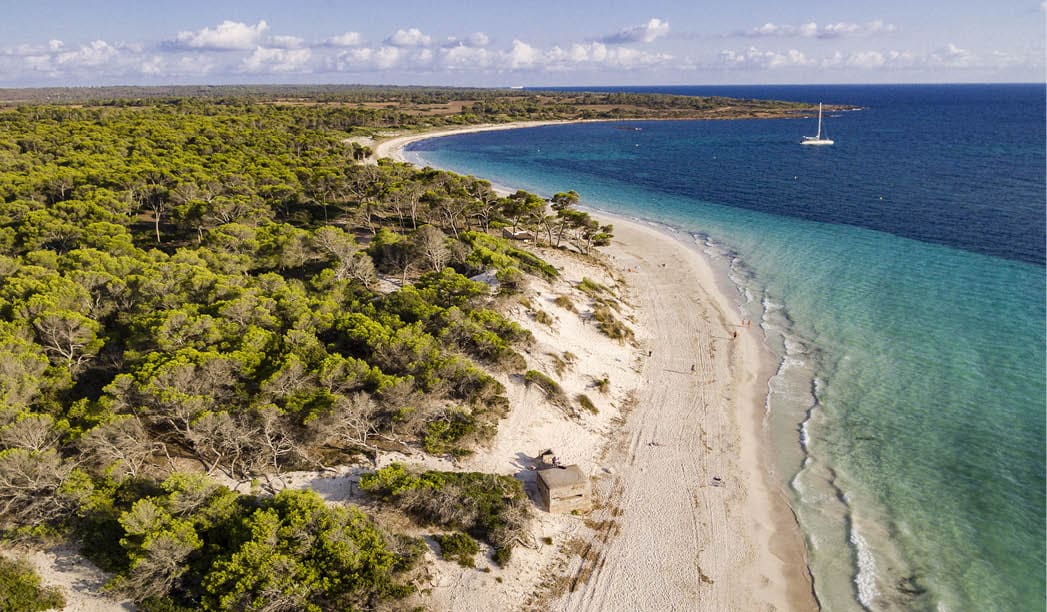 Es Carbo playa, Ses Salines, Mallorca, balearic islands, spain, europe