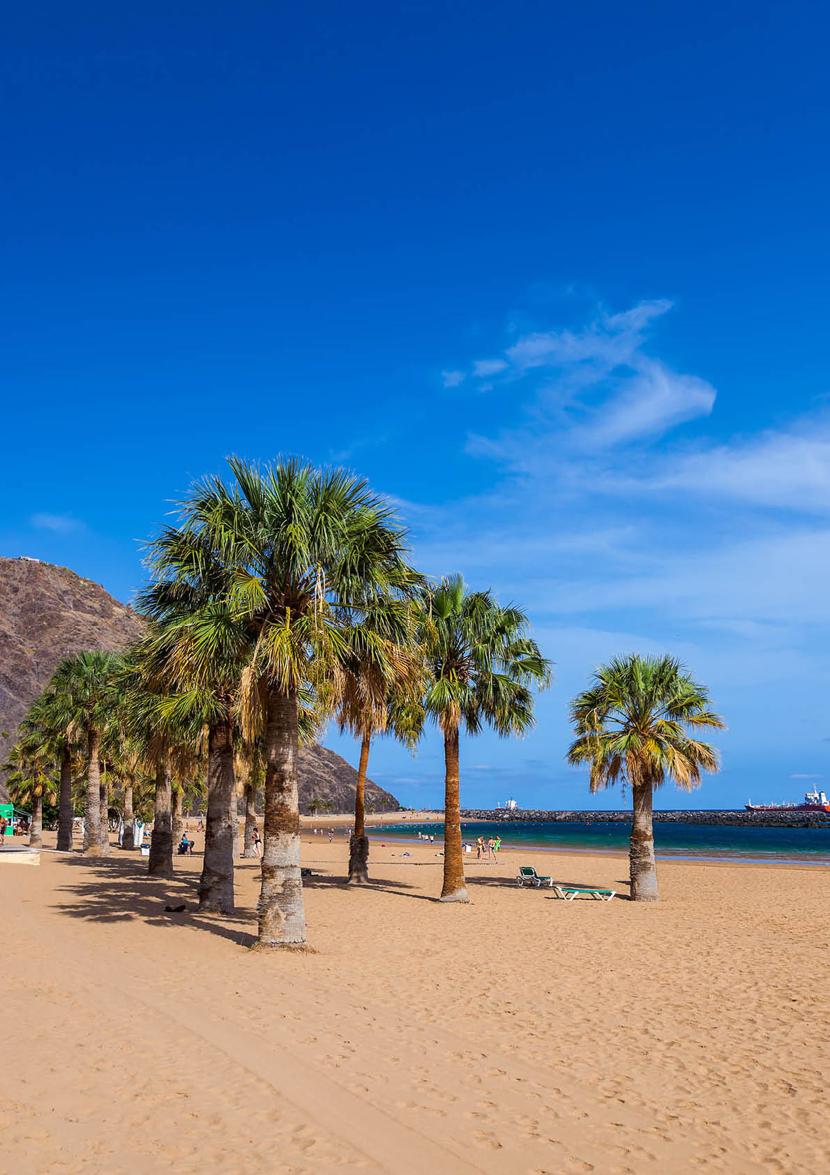 Beach Teresitas in Tenerife - Canary Islands Spain