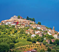 Town of Motovun on picturesque hill, Istria, Croatia