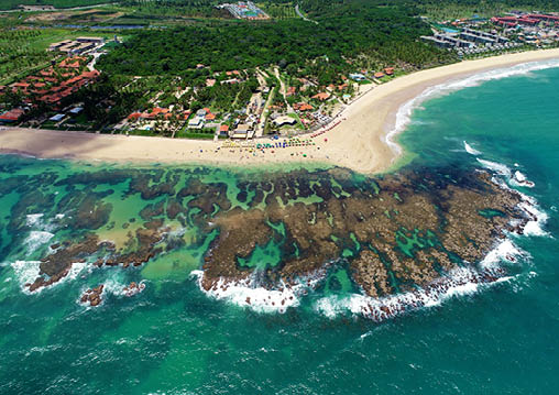Cupeâ  s Beach, Porto de Galinhas, Brazil:  swimming with fishs in natural pools  Vacation travel  Tropical vacation  Tropical travel  Watch related 4K videos in www bydronephotos com