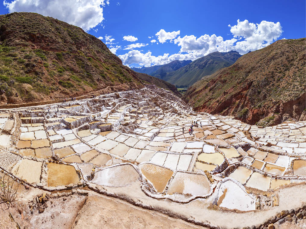 Salinas de Maras salt mine near Cusco, Peru