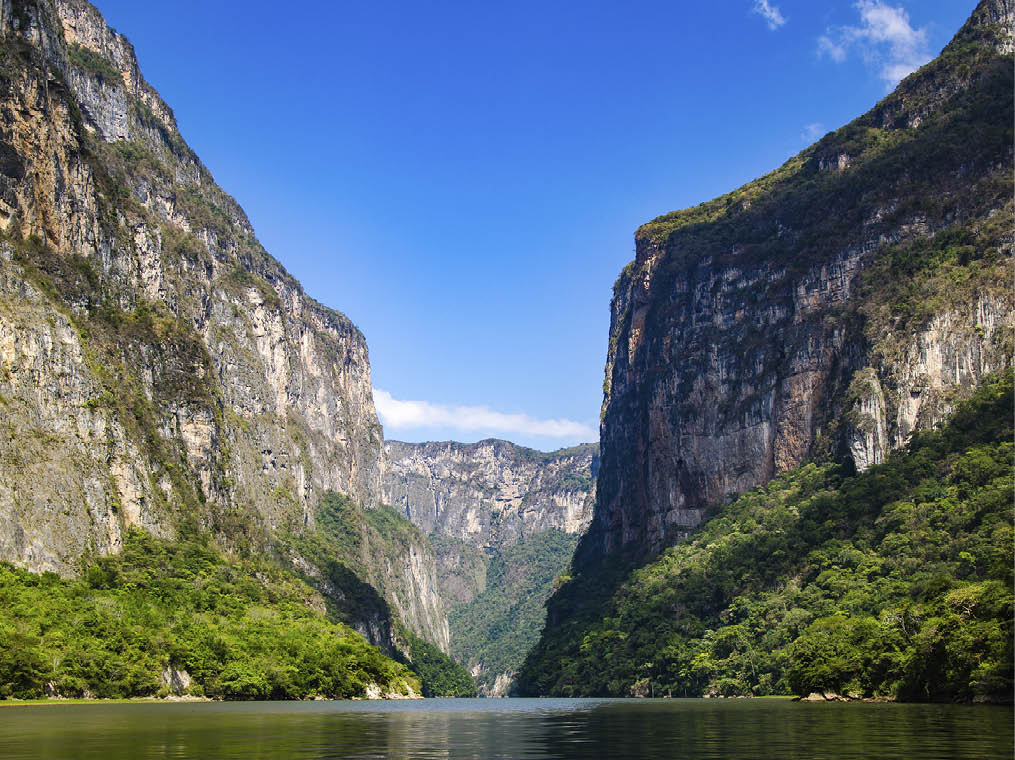 Sumidero canyon in Mexico