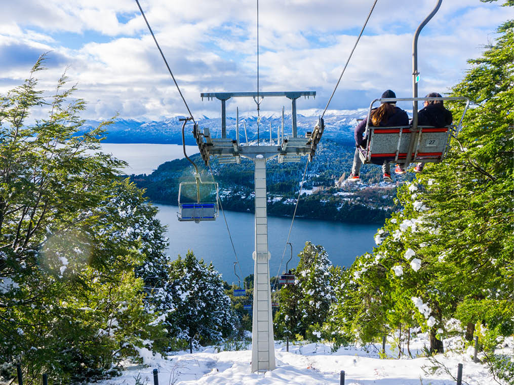 Beautiful views at the Cerro Campanario, Bariloche, Argentina