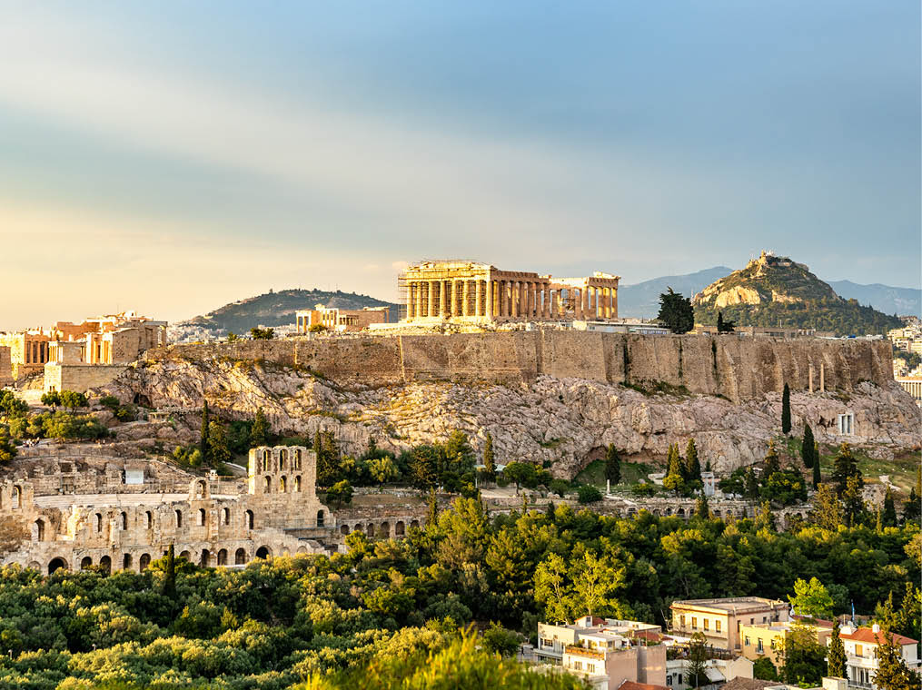 The Acropolis of Athens, UNESCO world heritage in Greece