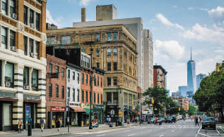 6th Avenue in Greenwich Village, Manhattan, New York City 