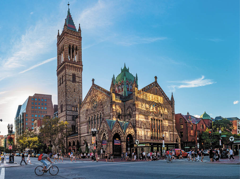 Boston, MA, USA -11 September 2016 : Old South Church (Third Church) in Boston, Massachusetts, USA
