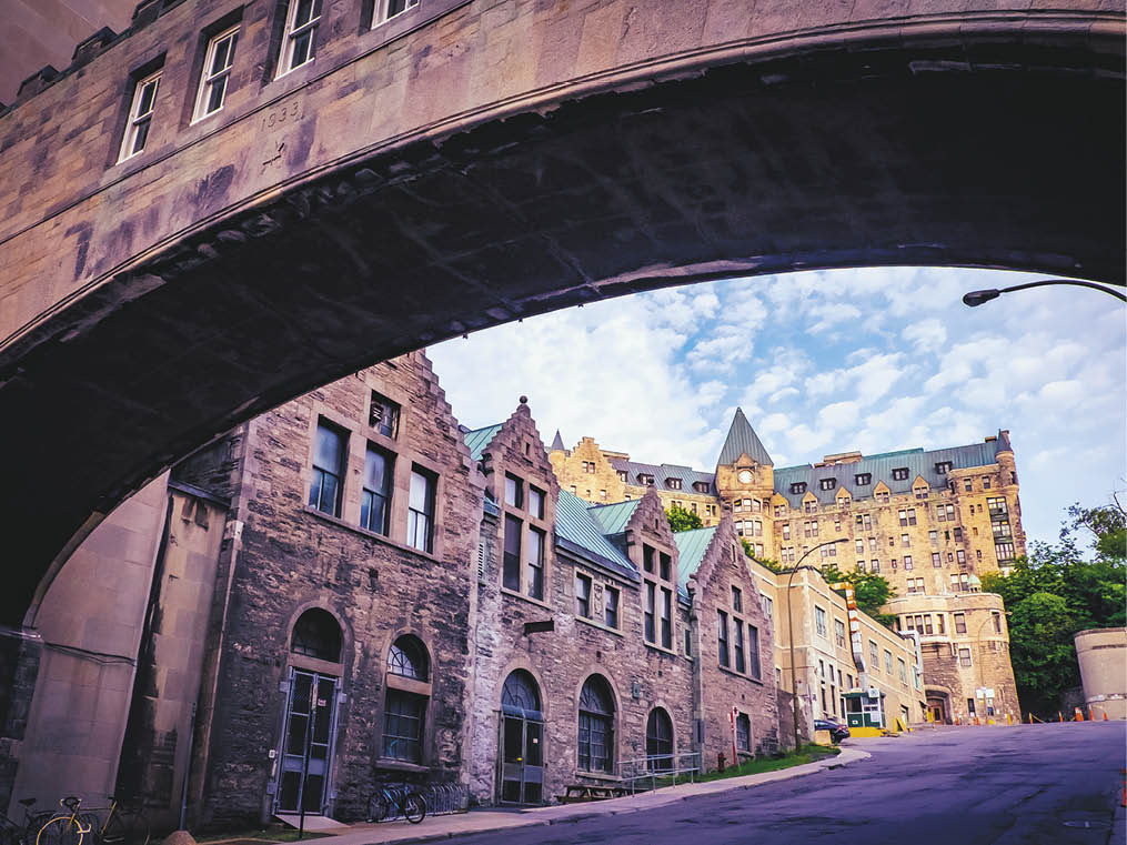 Street of Magil University, Montreal, Canada
