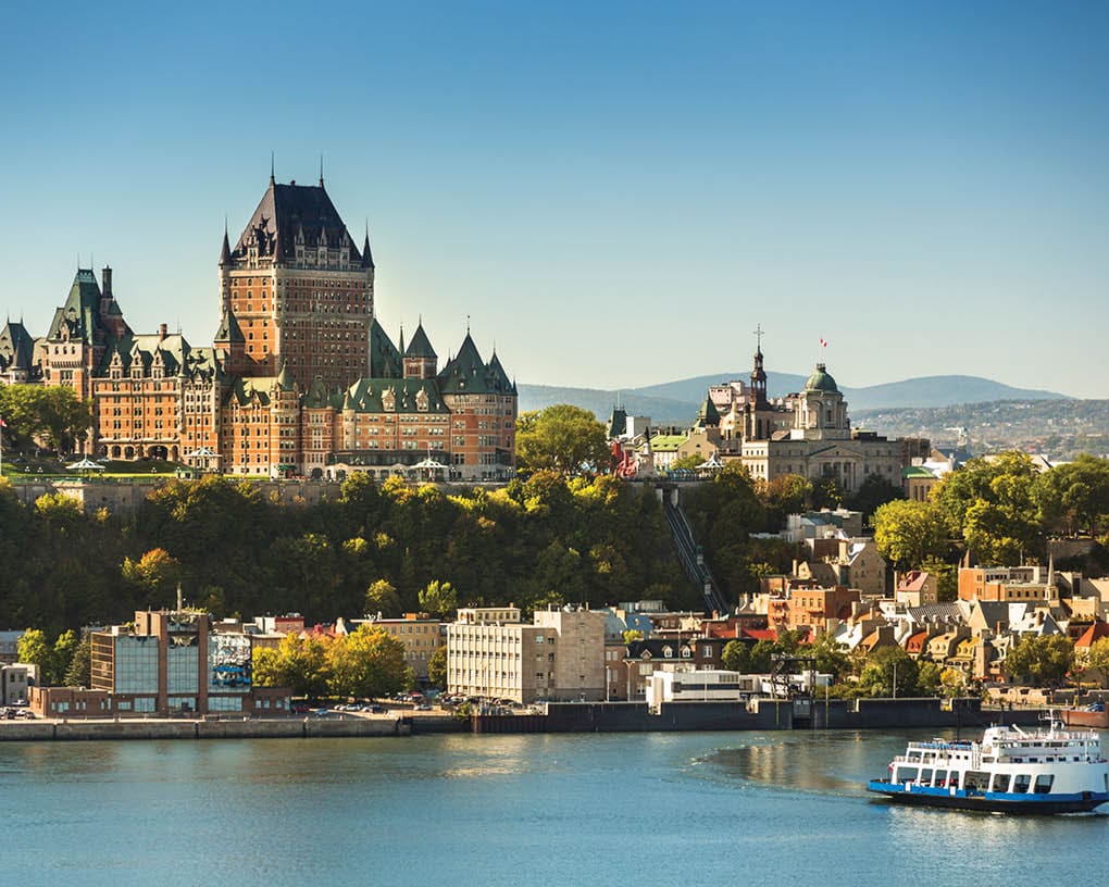 Old Quebec City view Canada