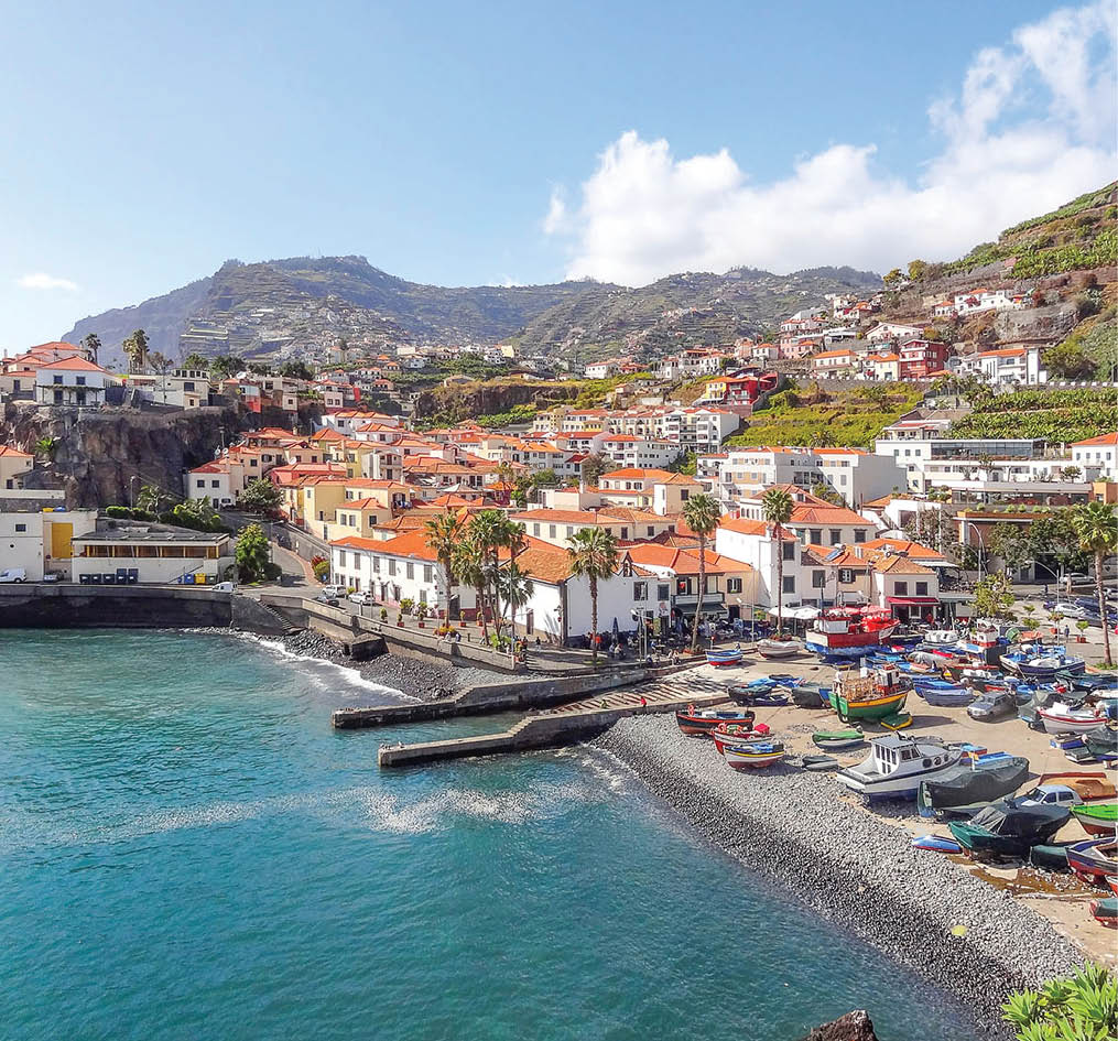 scenery around Funchal, a city of the portuguese island named Madeira