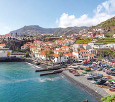 scenery around Funchal, a city of the portuguese island named Madeira