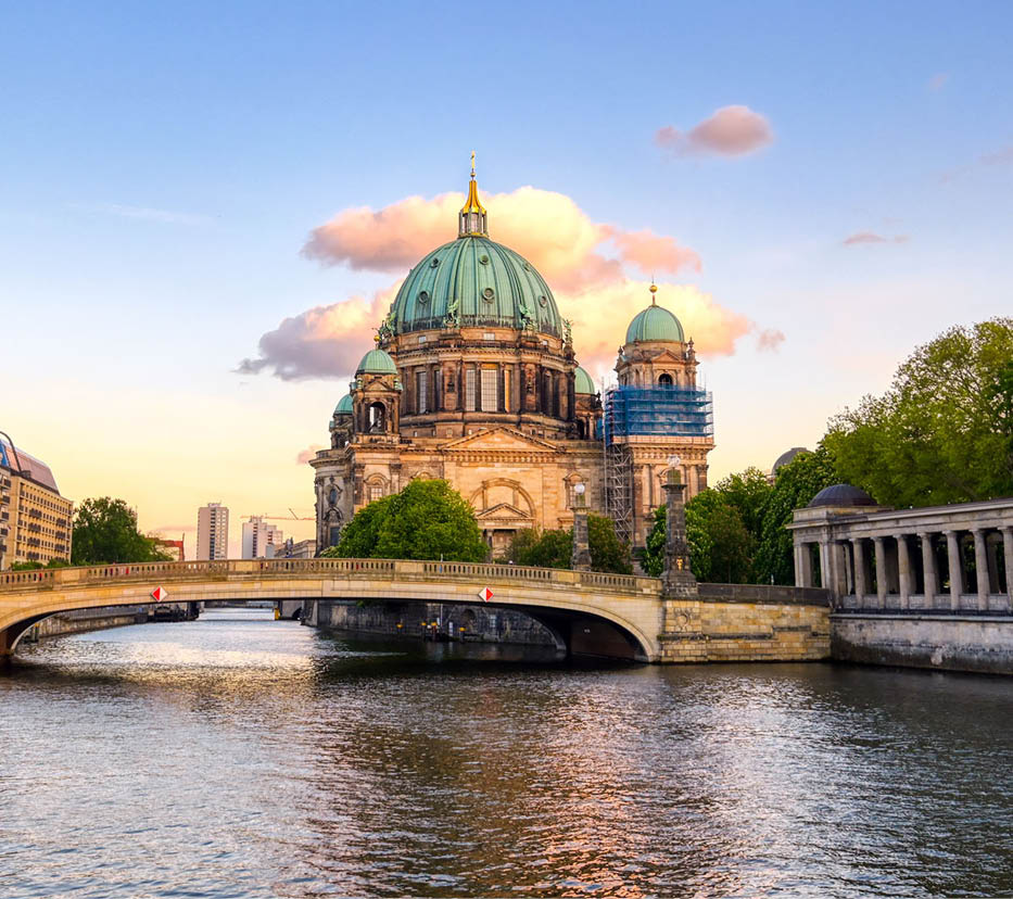Berlin Cathedral located on Museum Island in the Mitte borough of Berlin, Germany 