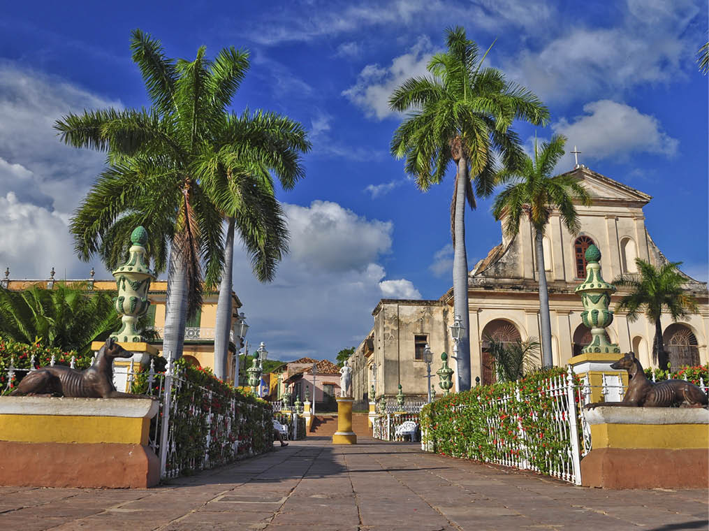 Trinidad is a town in Cuba  500-year-old city with Spanish colonial architecture is UNESCO World Heritage site  Trinidad is famous for its lovely, cobblestone streets, pastel coloured houses with elaborate  wrought-iron grills 