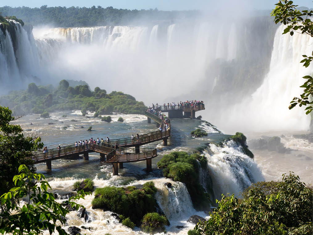 National park of Iguazu Falls, Brazil 