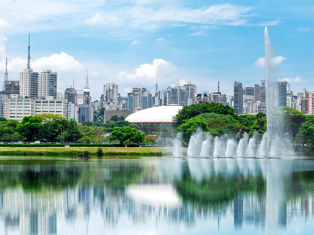 The Ibirapuera is one of Latin America largest city parks 