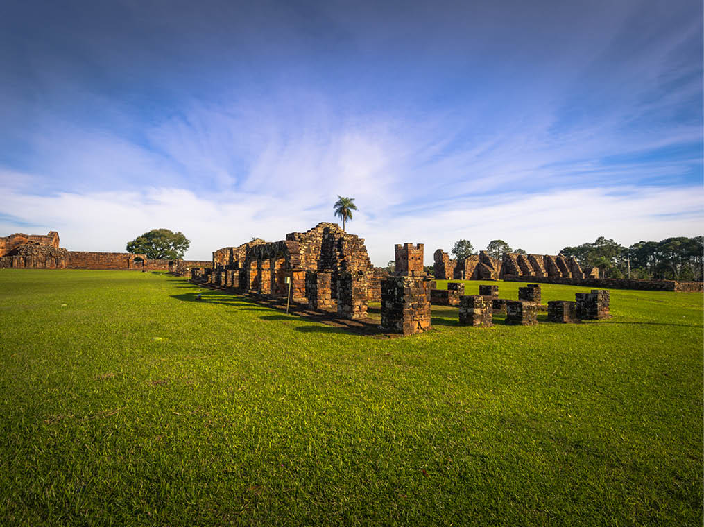Ancient Jesuit ruins of the Mission of La Santissima Trinidad, Paraguay