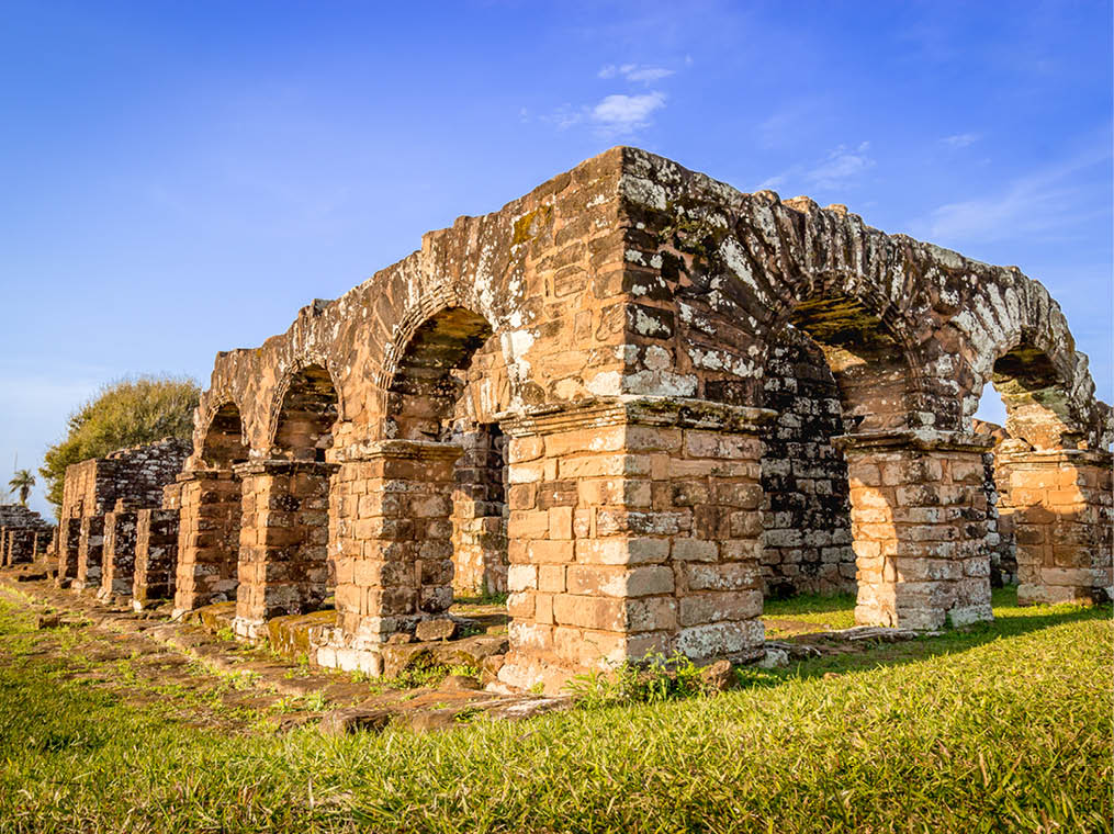 Jesuit Mission Ruins at Santisima Trinidad Del Parana, Paraguay - UNESCO World Heritage site