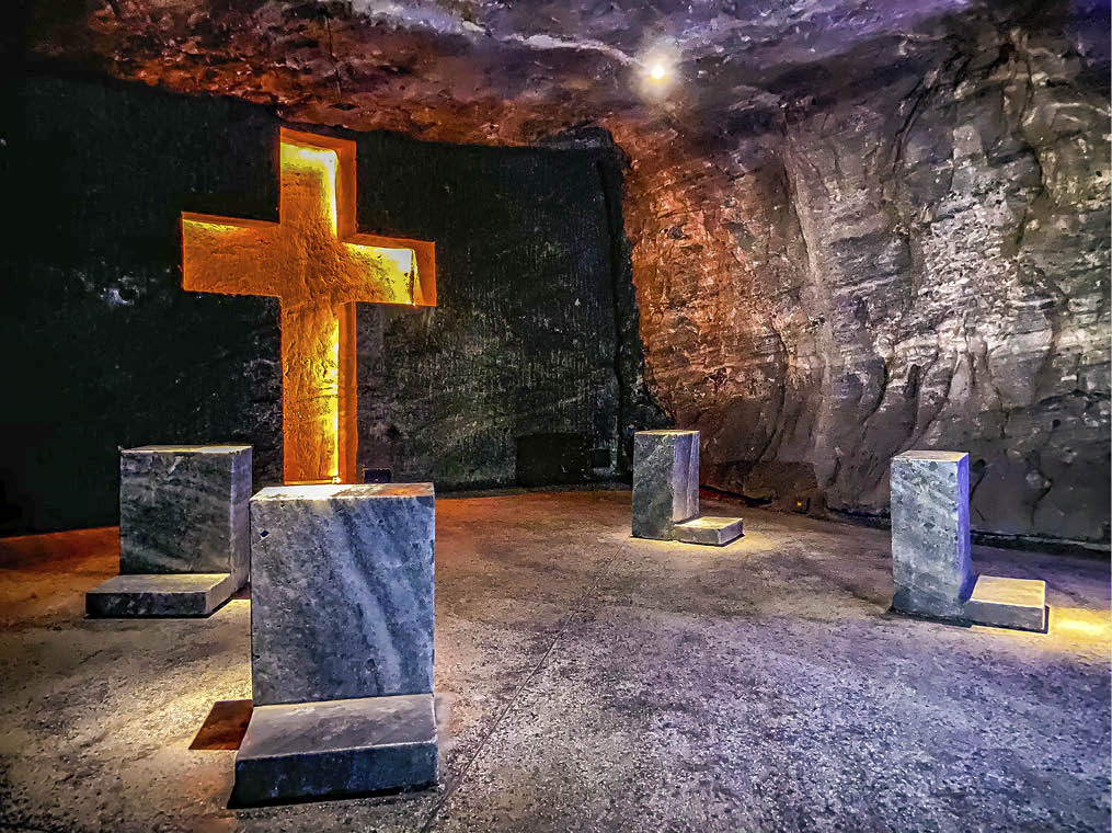 Salt Cathedral of Zipaquira in Colombia, South America