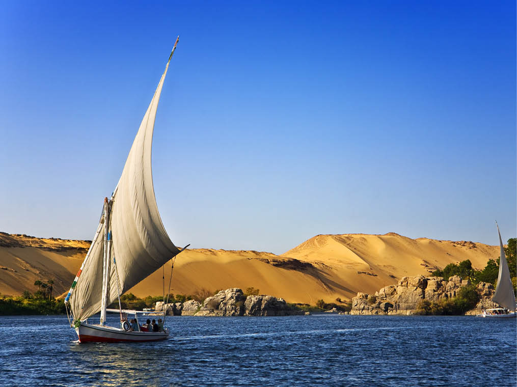Egypt  The Nile at Aswan