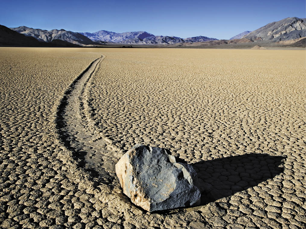 USA, California, Death Valley National Park  Mysterious sliding rock on Racetrack  Credit as: Dennis Flaherty   Jaynes Gallery   DanitaDelimont com
