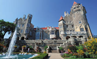 Casa Loma in Toronto with blue sky